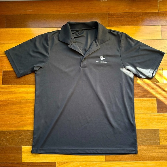 Men’s Moosehead Branded Grey Polo Golf Collared Shirt - Picture 1 of 13